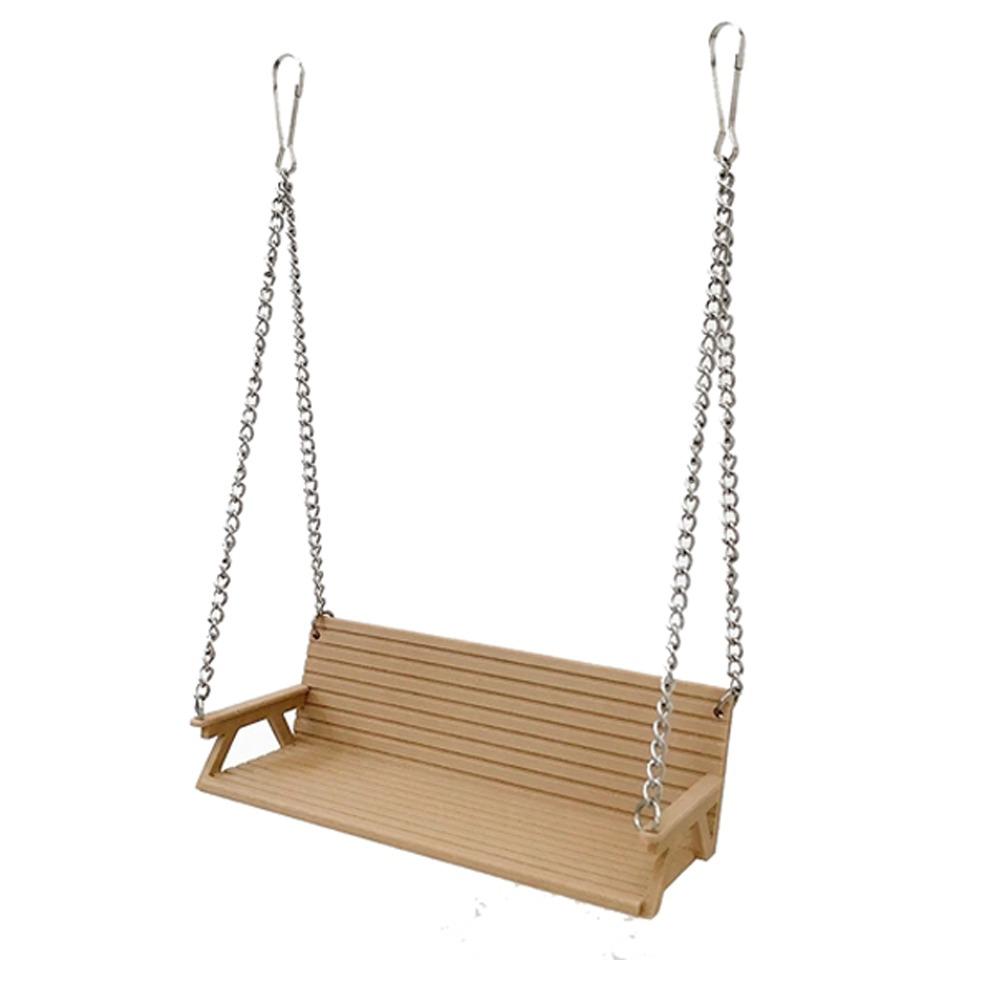 Creative Interactive Bird Toy Funny Parrot Hanging Bed Bench-Style Bird Swing  Pet Entertainment