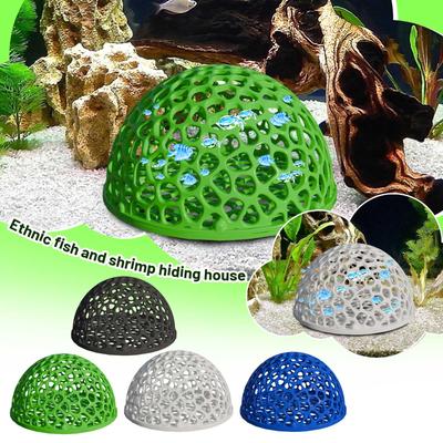 Aquarium Fisch- und Garnelenversteckhaus Kreatives Schildkrötenversteckhaus Fischtank Landschaftsgestaltungsornamente