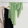 Cotton and linen scarf, fashion, literary style, solid color, linen scarf, women's air-conditioned room, shawl, and sunscreen silk scarf outside.