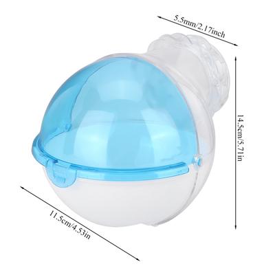 Cage Animale Acrylique pour Petits Animaux Maison de Toilette Extérieure pour Hamster Cochon d'Inde Bain