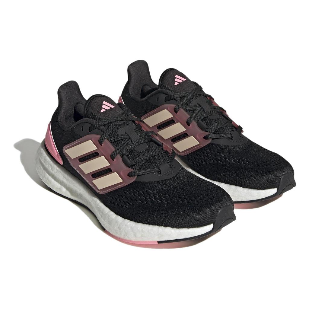 New Adidas PureBoost 22 'Black Pink Strata' Women's HQ8581