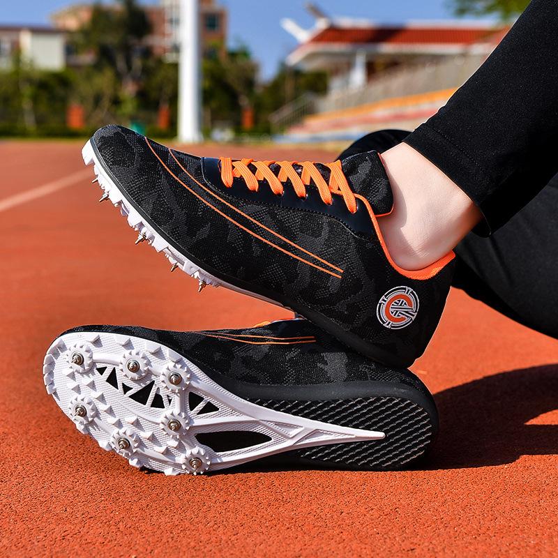 Pro Track Field Competition Sprint Spikes Athletic Shoes Men Women Short Runs Long Jump Training Shoes Test Speed Sneakers