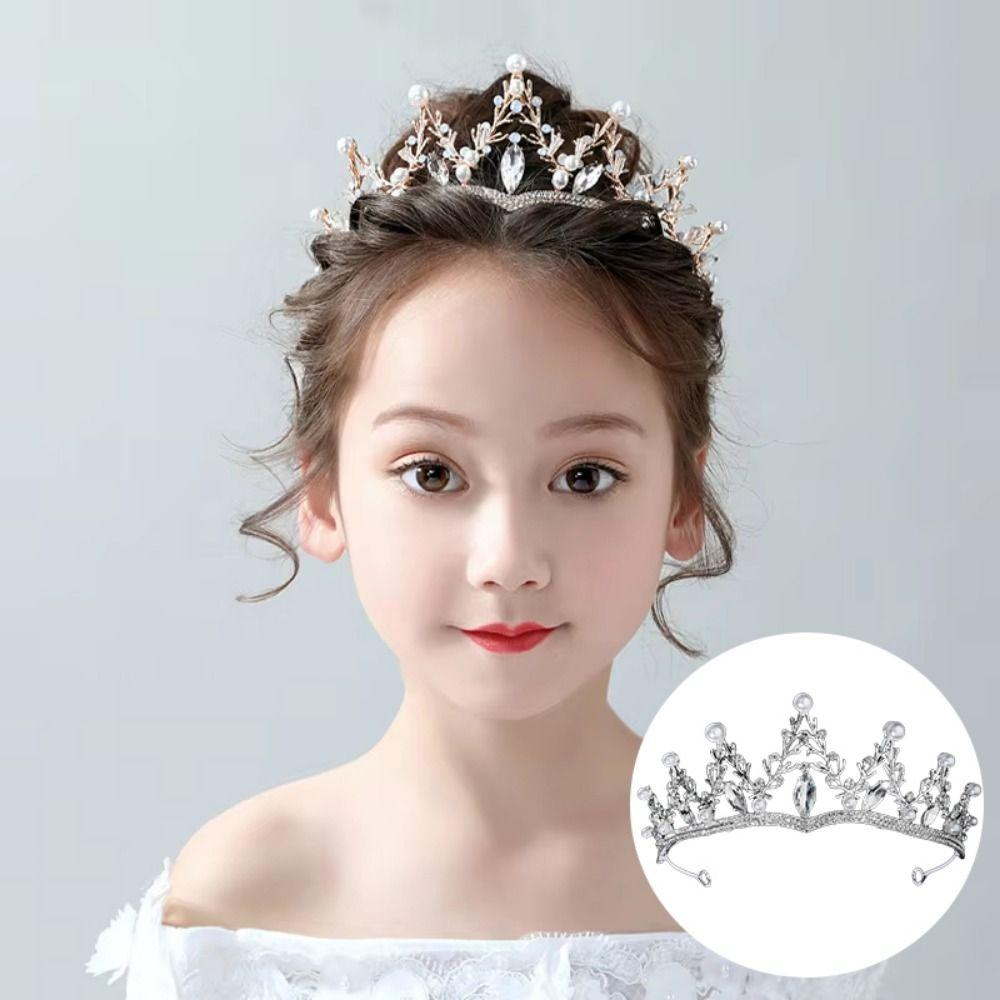 Baroque Vintage Queen Crown Rhinestone Bridal Tiara Wedding Hair Accessories  Pageant Competition