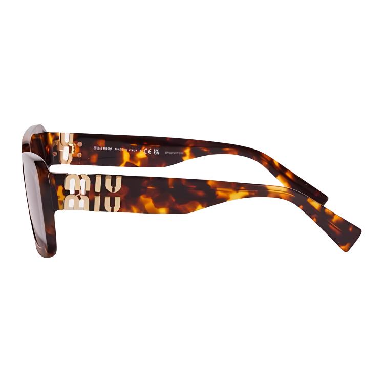 Miu Miu Logo Square Sunglasses Women sunglasses Black Pink White 07YS