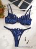 Ultra-Thin Sexy European & American Lingerie Set: Sensual Bra & Thong