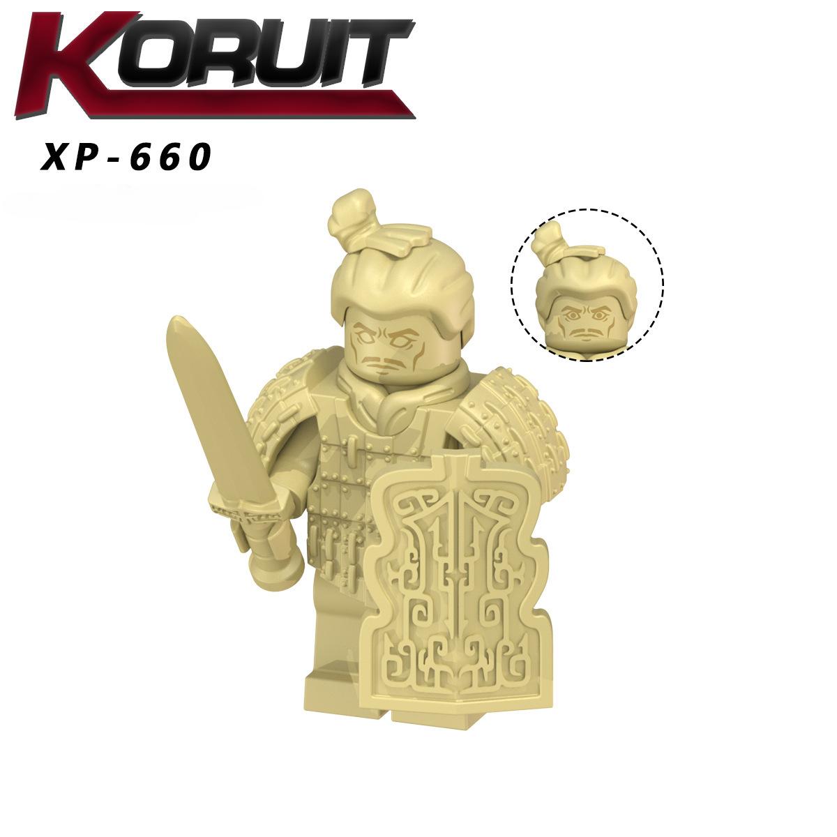 

Модель древней терракотовой армии, блоки MOC, набор кирпичей, подарки, игрушки для детей KT1089