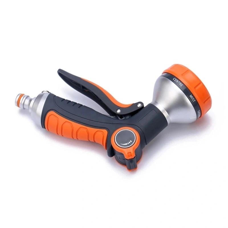 Hose Water Spray Gun Adjustable Car Wash Hose Garden Spray Travel-friendly High Pressure Gun Sprinkler Nozzle 8 Pattern Water Jet