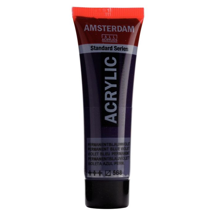 Peinture acrylique - Amsterdam - Acrilico Standard - 20 Ml - Violetto Blu Permanente - Mixte