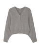 Plunastudio Ribbon Knit Cardigan Gray