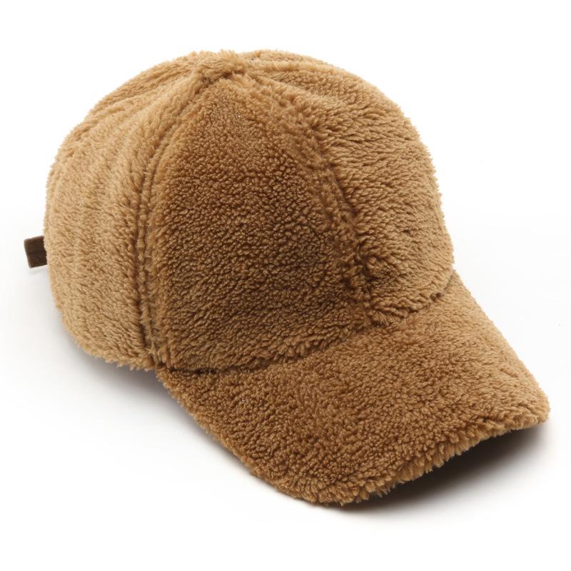 Hat Autumn and Winter Fashion Warm Granular Fleece Cap Outdoor Sports Leisure Shade Baseball Cap