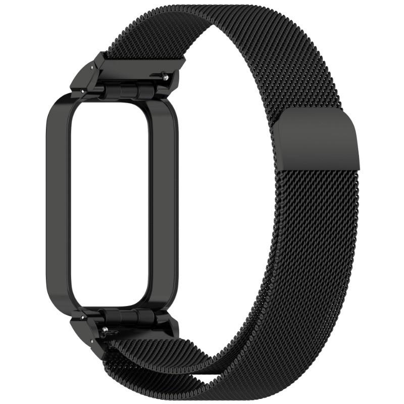 

Для Xiaomi Band 9 Active Watchband Case Protector для Redmi Band 3 Watchband для Mi Band 9 Active Metal Bracelets+Cover 9 Active/Band3