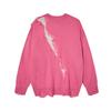 Vintage American Style Oversized Knit Sweater Teens Warm Thick Fuzzy Pullover Streetwear