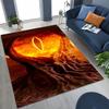 Classics L-Lord of The Rings H-Hobbit Movie Board Rug for Bedroom Living Room Sofa Home Doormat Decor, Large Non-slip Floor Mat