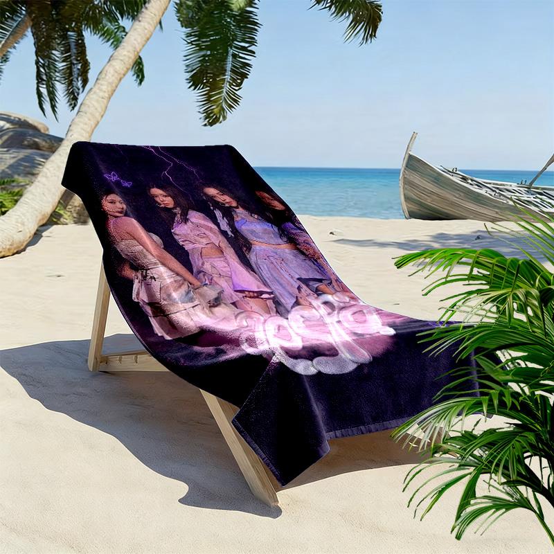 Aespa Ciselle: Mystical Harmony Beach Towel Portable for Travel Outdoor Camping Swim Seaside Outdoor Pool Towel Fashion Comfort Beach Towel Beach