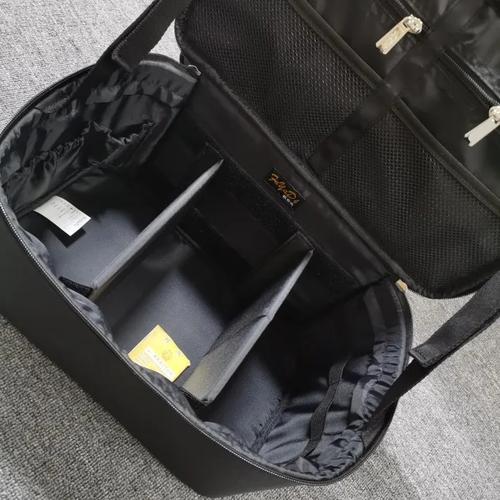 Professional Makeup Bag Large Capacity Cosmetic Organizer Standing Bridal Touch Up Bag