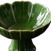 Ceramic Footed Bowl Pedestal Bowl Dessert Display Stand Decorative for Living Room Home Decor Farmhouse Dining Table Kitchen