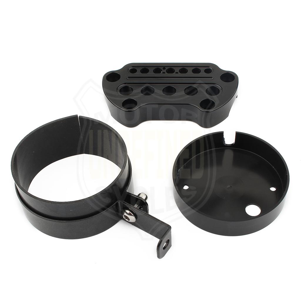 Motorcycle Side Mount Speedometer Bracket Housing Relocation Cover For Harley Sportster XL 883 1220 Forty-Eight 72 1993-2020