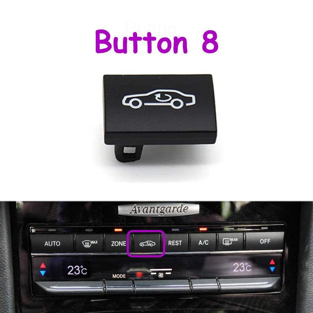 Central Console Air Conditioner AC Heater Climate Control Button Cover For Mercedes Benz E Class W212 W207 E200 E250 E300 E350