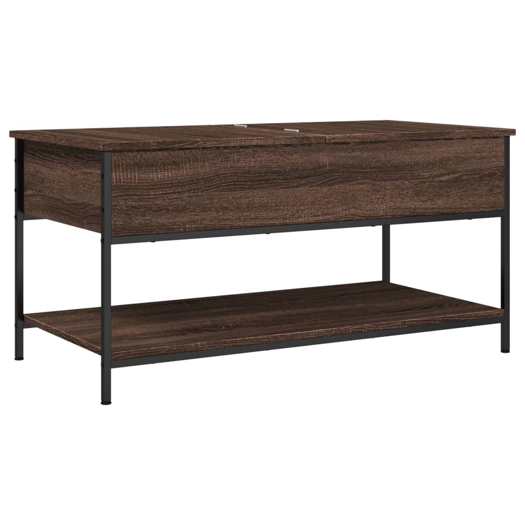  Coffee Table, Brown Oak, 100x50x50 Cm