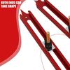 Portable Precise Line Woodworking Tool Profiles Scribing Ruler with Pencils Precise Profiles Scribe Tool Pencil Holder