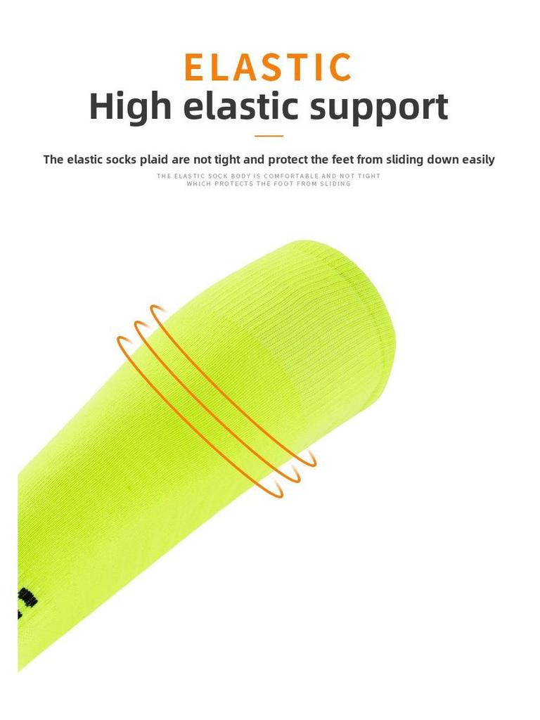 Adult Non-Slip Thickened Football Socks - Absorbent Long Sports/Basketball Fit for Children
