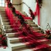 Outdoor Party Arch Drapes Wedding Ceremony Fabric Backdrop Sheer Curtains Bridal Shower Reception Decor