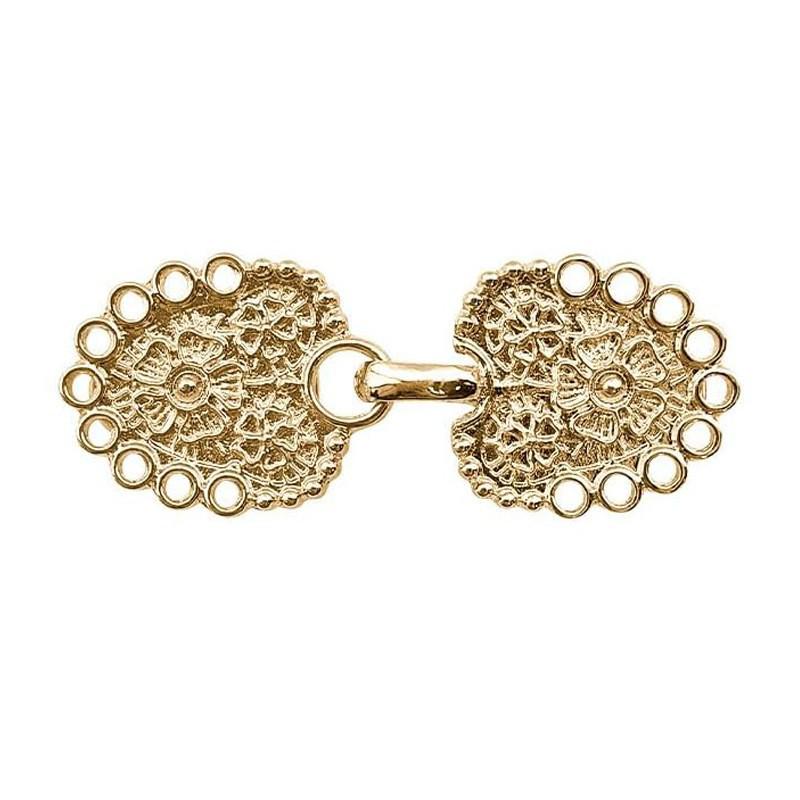 Retro Chinese Alloy Shawl Clip: Creative Hollow Scarf Buckle, Double Sweater Clip Brooch Travel Accessory.