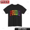 Proud LGBTQ TShirt Love Pride Tee Colorful Rainbow Tshirts Stylish Cool Cute Clothing Streetwear Compression Holiday Style