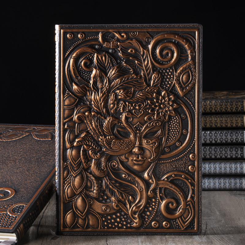 A5 PU Hardcover European Style Business Meeting Planner Diary
