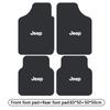 For Jeep Renegade Wrangler JL Cherokee Compass Car Floor Mat,Front & Rear Automotive Carpet Floor Mats Auto Interior Accessories