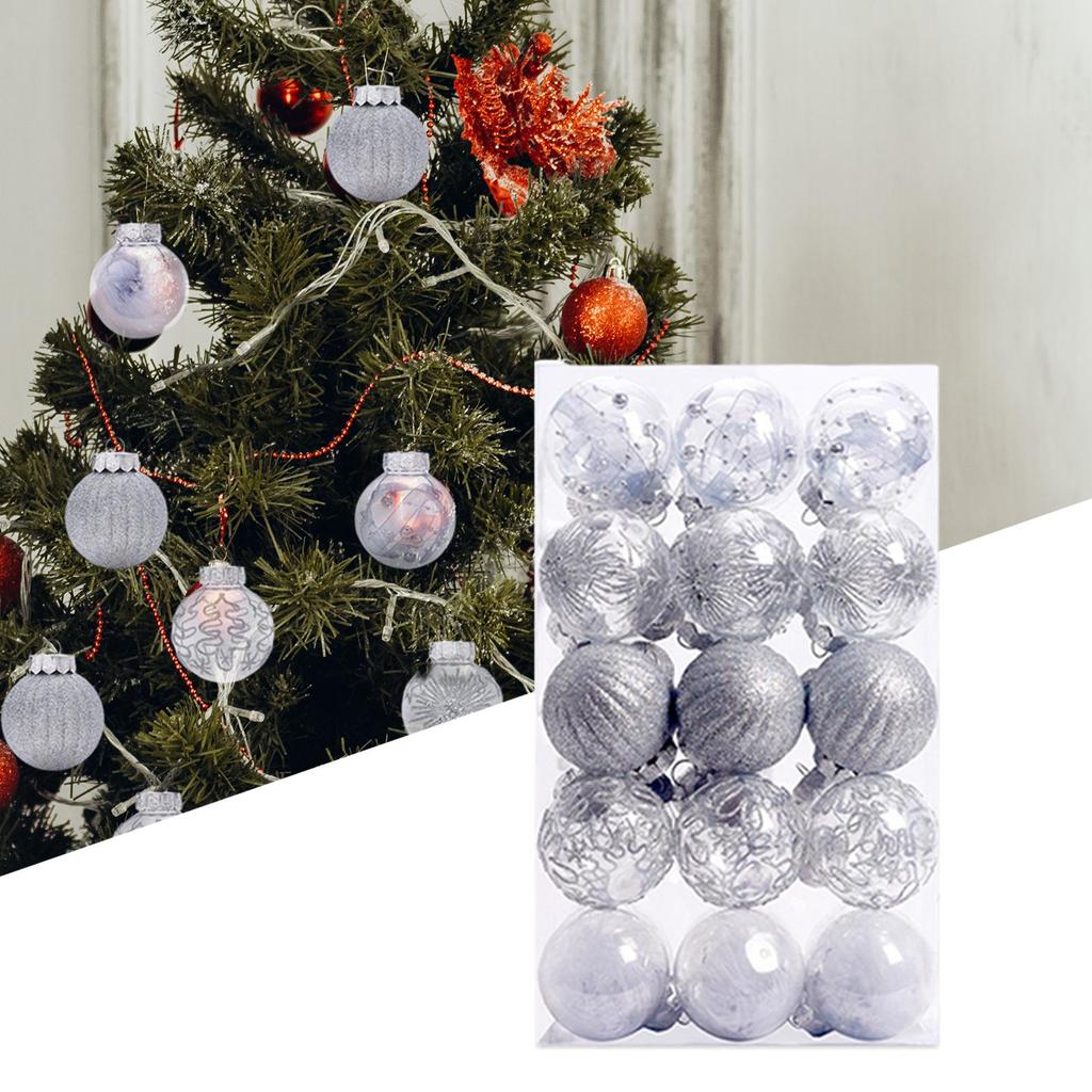 30Pcs Christmas Ball Ornaments Xmas Hanging Tree Decorations Pendants for Holiday Decor