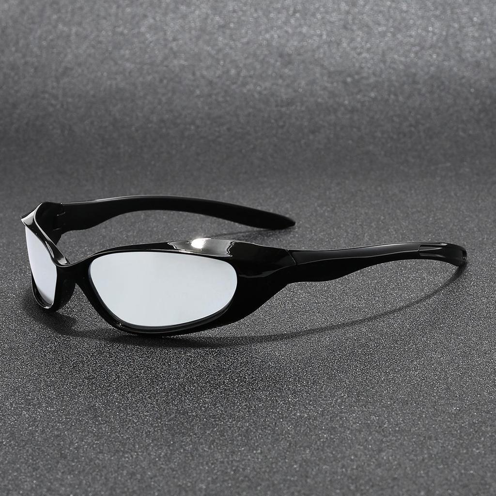 Y2K Avant-Garde Futuristic Sunglasses: Trendy Millennium Outdoor Sports Glasses