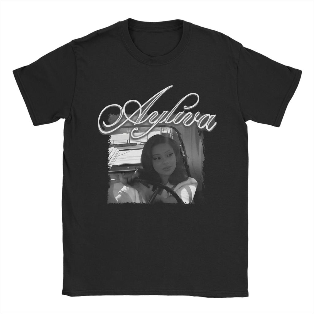 Streetwear Vintage Die Ayliva Tour 2025 T-Shirt Men's 100%Cotton Short Sleeve  Round Neck Summer Tops