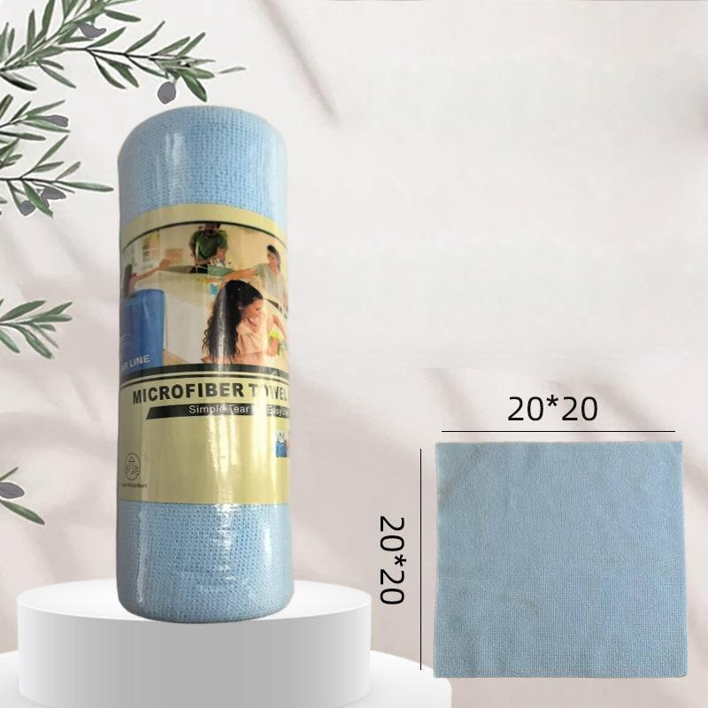 20PCS Ultra-Fine Fiber Cleaning Cloth Roll, Multifunctional Reusable Household Dish Towel, Car Cleaning Tool, Ideal Room