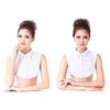 2 Pieces Detachable Cotton Collar For Women Half Shirt Collar For