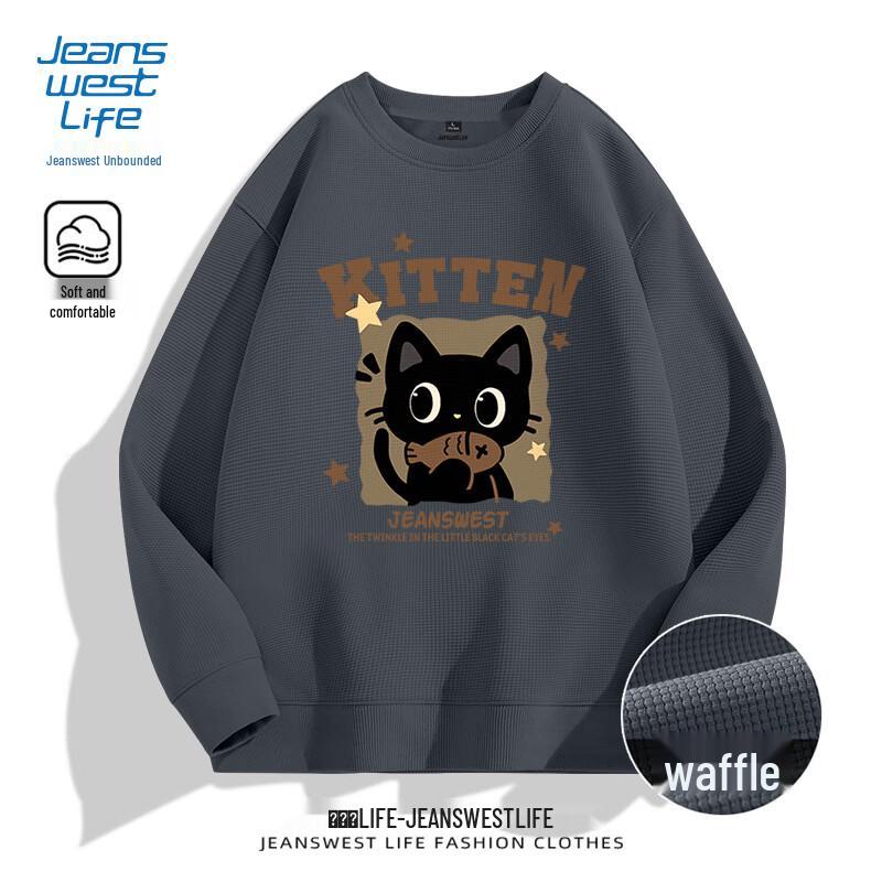 Jeanswest Herren Schweres Rundhals-Sweatshirt