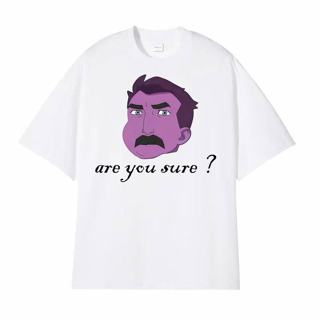 Invincible Meme Are You Sure Unisex Classic Funny T Shirt Unisexs Clothes Vintage Streetwear T Shirts Summer Short Sleeve Tshirts