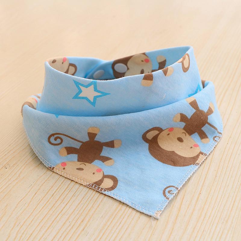 Haklapp Bomull Bandana Haklappar Baby Babador Matning Smock Spädbarn Burp-dukar Tecknad Saliv Handduk Bebis
