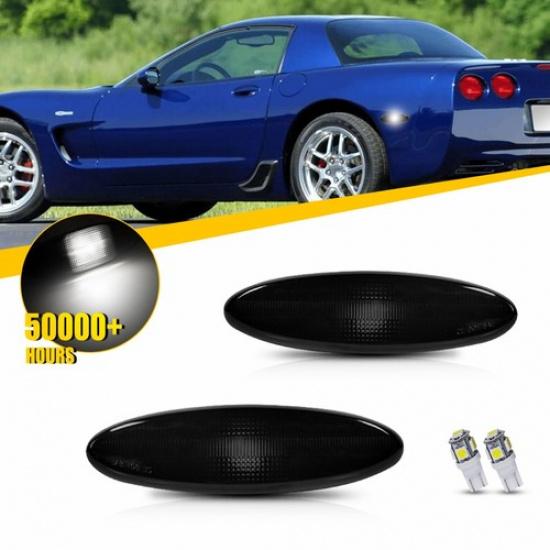 

2Pcs Side Light Marker For 1997-2004 Chevrolet Corvette C5 Rear Left & Right