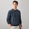 Kemengboka Men's 100% Cashmere Jacquard Knit Pullover