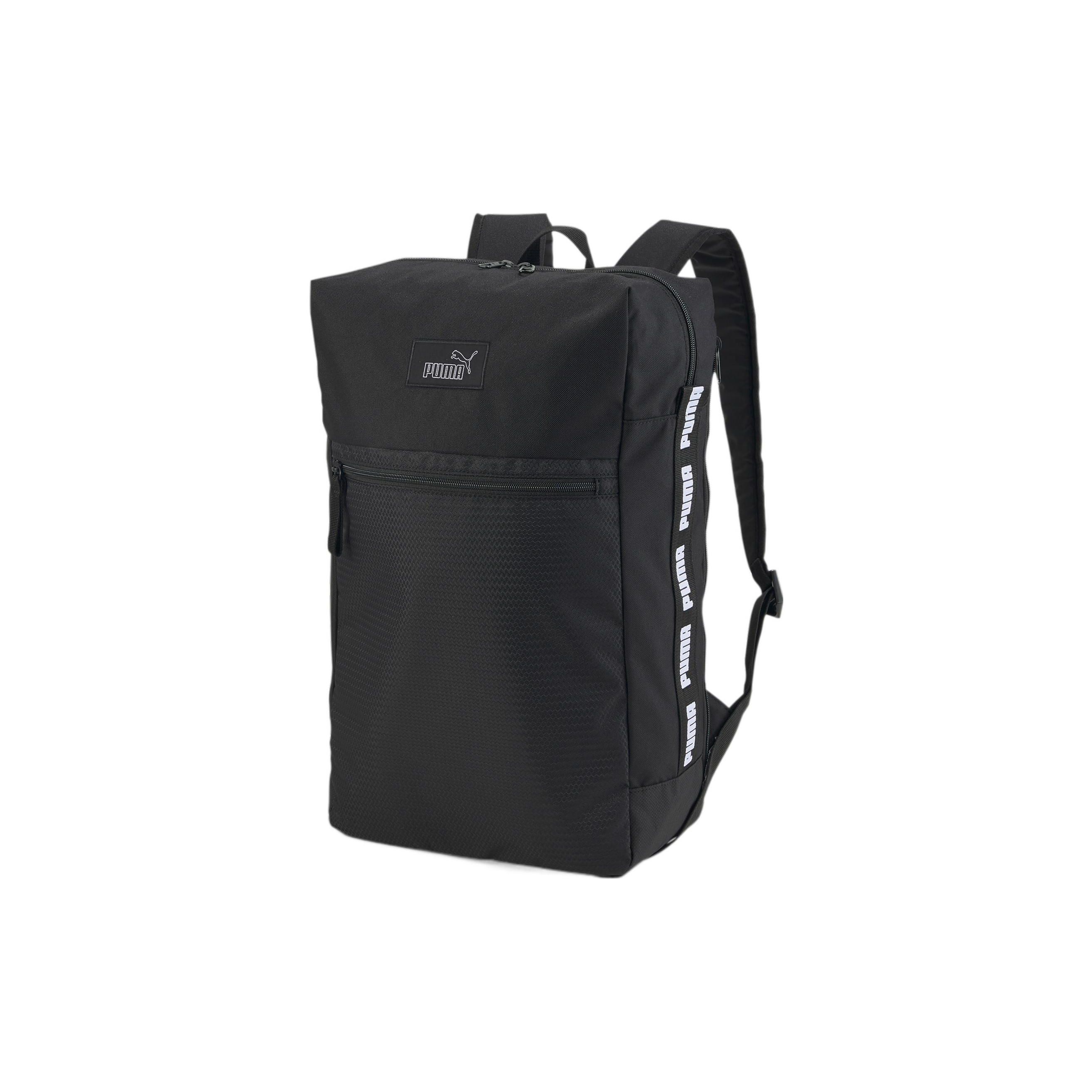 

Puma Evoss Logo Badge Text Mark Woven Label Boxed Polyester Backpack Unisex backpack Black 079516-01 Black