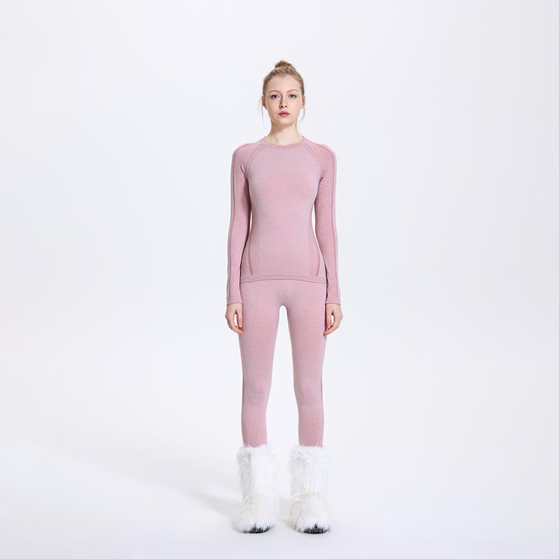 New Merino Wool Ski Clothing Underwear Set Outdoor Mountaineering Sports Breathable Perspiration Compression Warm Clothes