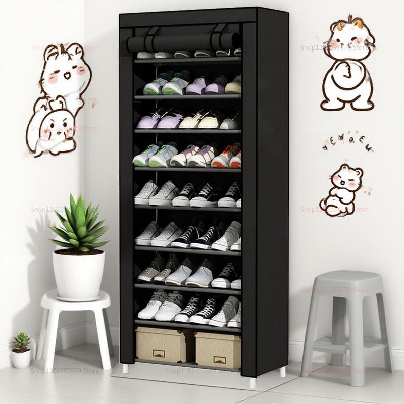 Wielowarstwowy regał na buty oszczędzający miejsce do domu i akademika, trwały, pyłoszczelny, łatwy w montażu, wszechstronna szafka do przechowywania butów
