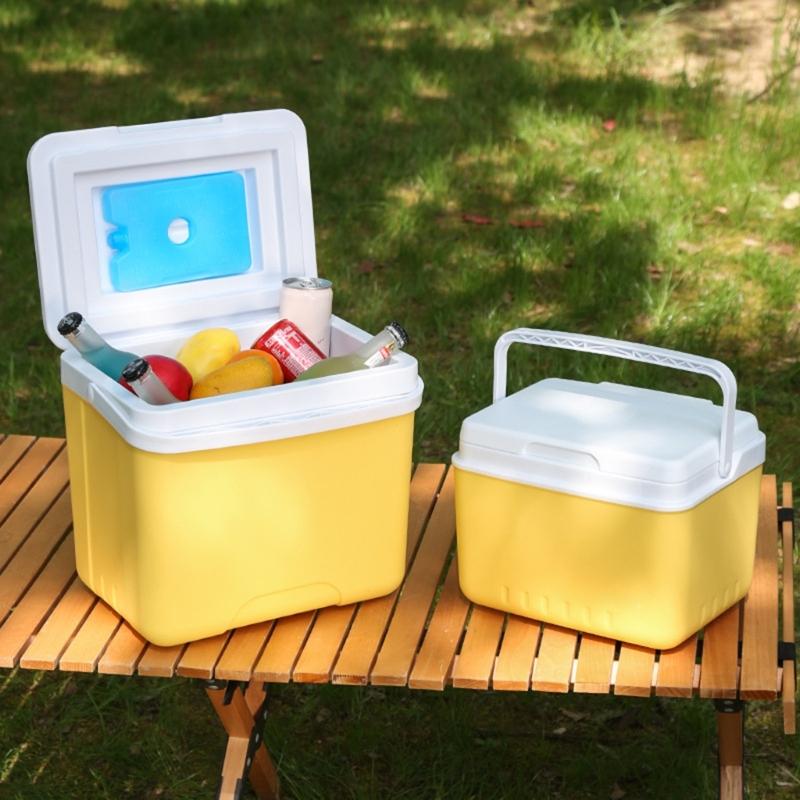 6L Outdoor Camping Coolers Ice Box Insulated Ice Chest Car Refrigerator Incubator Outdoor Hard Coolers Easy To Use