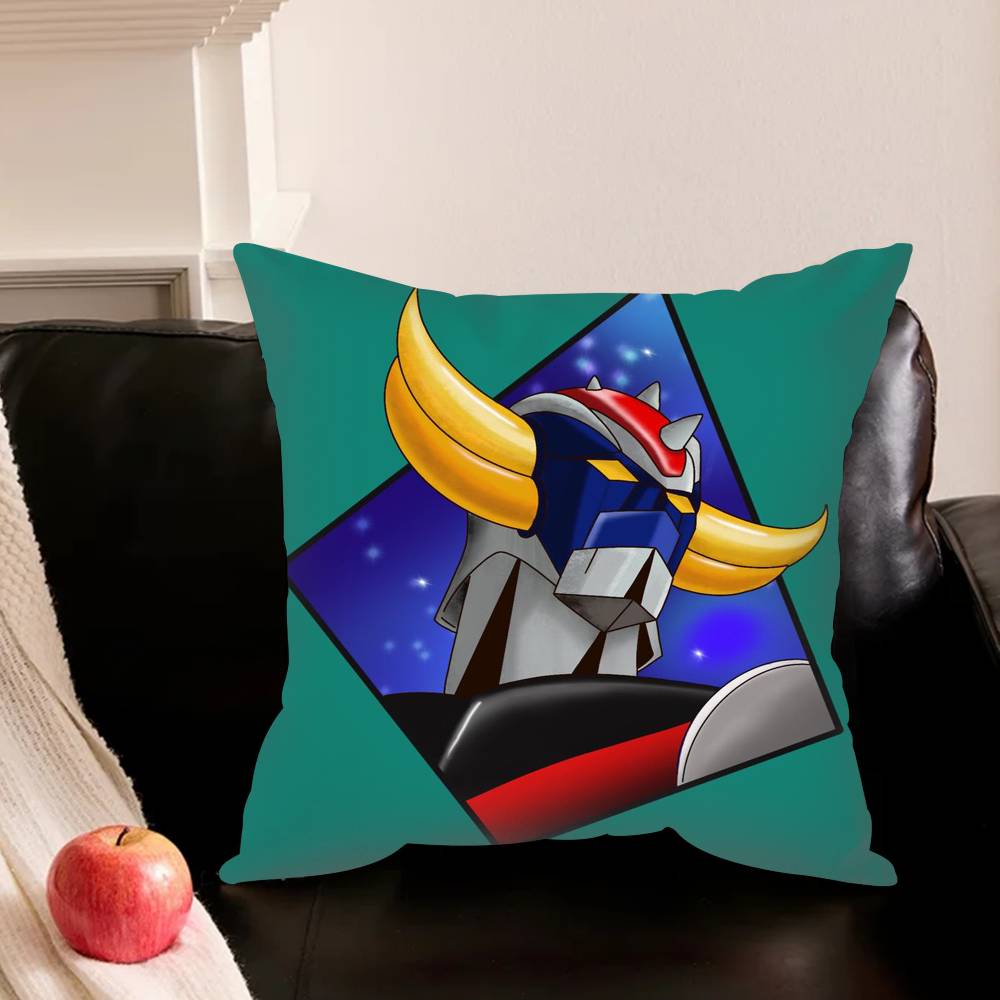 U-Ufo R-Robot G-Goldorak-K Various Sizes Square Pillowcase For Car Home Bedchamber Decor