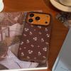 Vintage Brown Floral Phone Case Suitable for iPhone 16 and iPhone 17