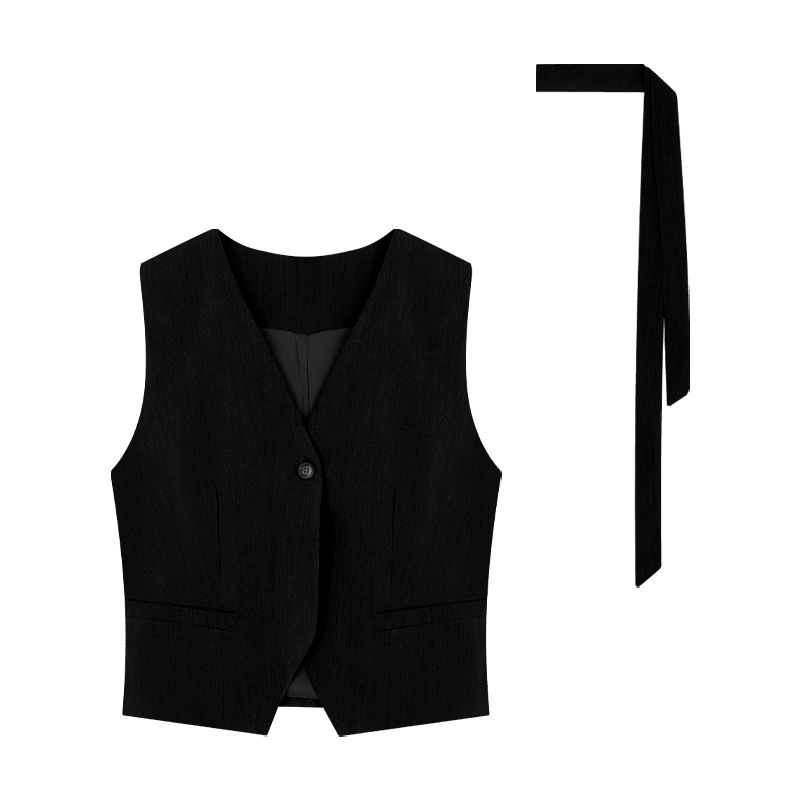 Kumikumi Fancy Vest Summer Top Suit