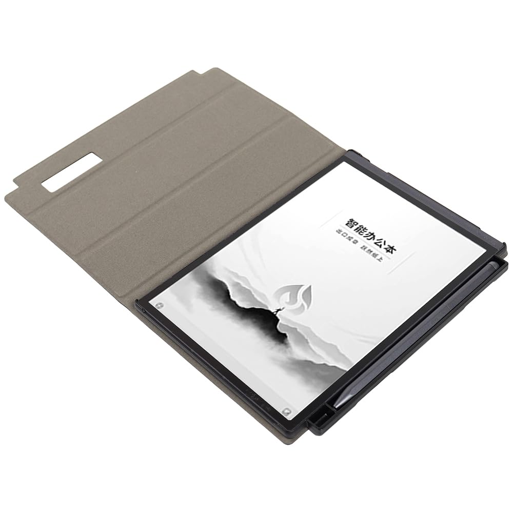 Mingfeng Protective Case Compatible With iFLYTEK AINOTE Air 2 Tablet Triple Fold Support Reader Leather Case Office Notebook With Pen Slot Design