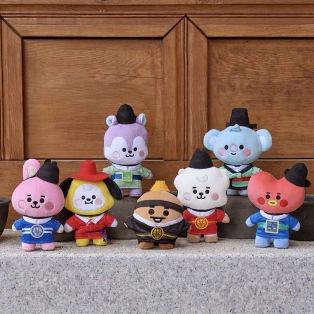 [USED] BT21 cookie Hanbok COSTUME PLUSH TOY