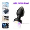 Wireless Remote Control Vibrating LED Anal Plug - Unisex Fun Toy